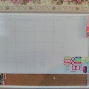 Monthly dry erase calenders/ planner